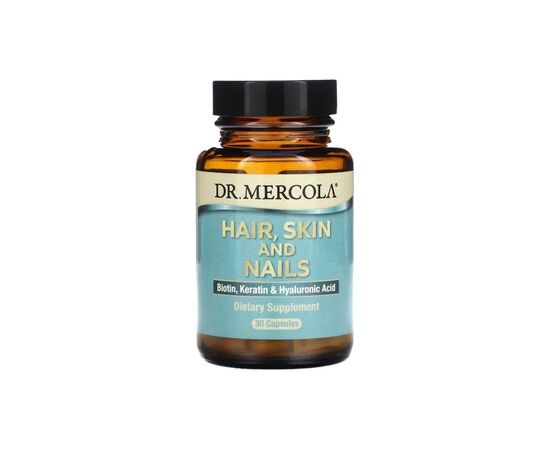 Витаминно-минеральный комплекс Dr. Mercola Здоровье волос, кожи и ногтей, Hair, Skin and Nails, 30 капсул (MCL-03294)