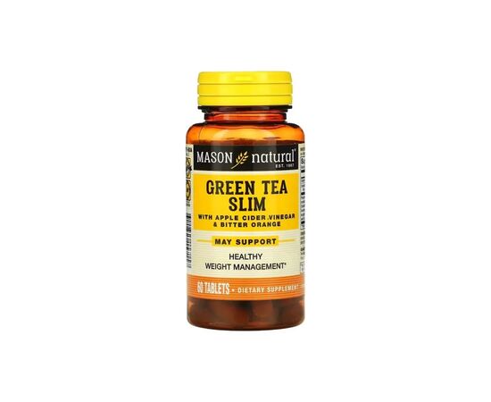Травы Mason Natural Зеленый чай с яблочным уксусом и горьким апельсином, Gre (MAV-15715)