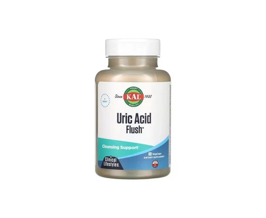 Витаминно-минеральный комплекс KAL Очиститель от Мочевой Кислоты, Uric Acid Flush, 60 вегетарианс (CAL-22107)