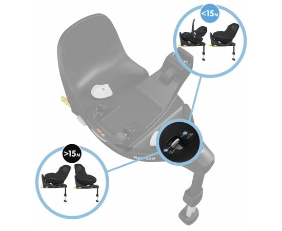База для автокресла Maxi-Cosi FamilyFix 360 Pro Black (8051057110), изображение 9 База для автокресла Maxi-Cosi FamilyFix 360 Pro Black (8051057110), изображение 9