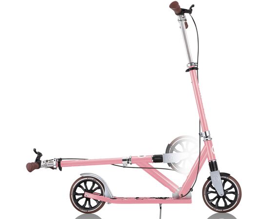 Самокат Globber NL205 Deluxe с ручным тормозом Пастельно-розовый (685-210), изображение 5 Самокат Globber NL205 Deluxe с ручным тормозом Пастельно-розовый (685-210), изображение 5