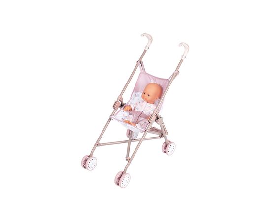 Коляска для кукол Smoby трость Baby Nurse Розовая пудра (220407)