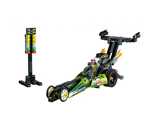 Конструктор LEGO Technic Драгстер 225 деталей (42103), зображення 2 Конструктор LEGO Technic Драгстер 225 деталей (42103), зображення 2