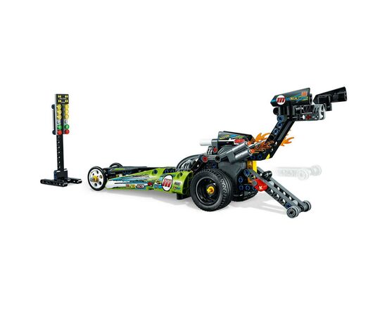 Конструктор LEGO Technic Драгстер 225 деталей (42103), зображення 4 Конструктор LEGO Technic Драгстер 225 деталей (42103), зображення 4