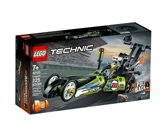 Конструктор LEGO Technic Драгстер 225 деталей (42103)