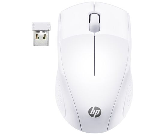 Мышка HP 220 White (7KX12AA), изображение 2 Мышка HP 220 White (7KX12AA), изображение 2