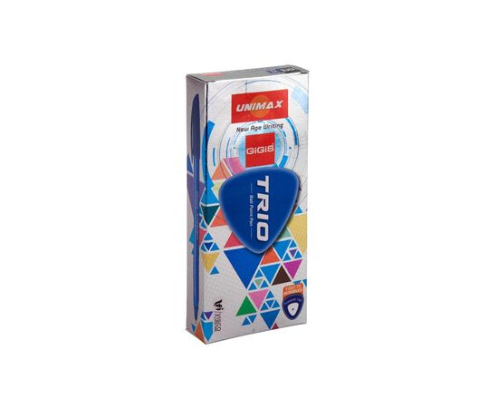 Ручка шариковая Unimax Trio, черная (UX-104-01), изображение 3 Ручка шариковая Unimax Trio, черная (UX-104-01), изображение 3