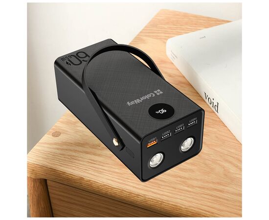Батарея универсальная ColorWay 60 000 mAh Powerful PD/65W, QC/4.0, AFC, FCP, Black (CW-PB600LPA5BK-PDD), изображение 8 Батарея универсальная ColorWay 60 000 mAh Powerful PD/65W, QC/4.0, AFC, FCP, Black (CW-PB600LPA5BK-PDD), изображение 8