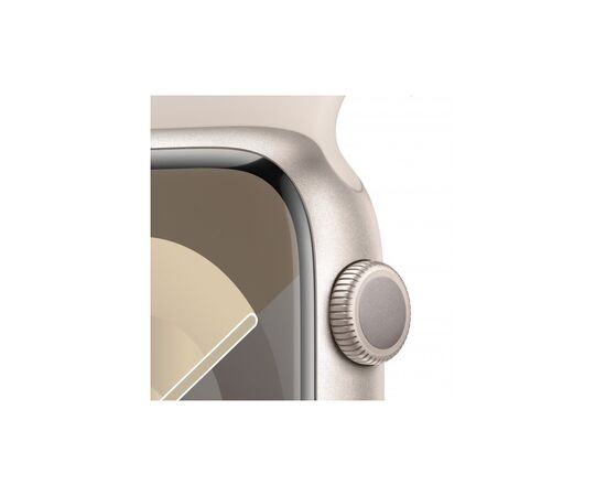 Смарт-годинник Apple Watch Series 9 GPS 45mm Starlight Aluminium Case with Starlight Sport Band - M/L (MR973QP/A), зображення 3
