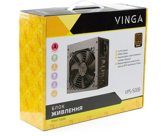 Блок питания Vinga 500W (VPS-500B), изображение 11 Блок питания Vinga 500W (VPS-500B), изображение 11