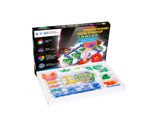 Конструктор ZNATOK Свет и цвет (24 схемы) (70799), изображение 2 Конструктор ZNATOK Свет и цвет (24 схемы) (70799), изображение 2