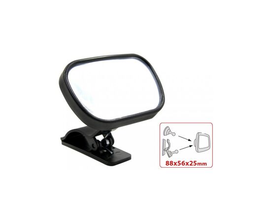 Дополнительное зеркало заднего вида Bottari 88 х 56 х 25 мм Safety Baby (18284-IS), изображение 2 Дополнительное зеркало заднего вида Bottari 88 х 56 х 25 мм Safety Baby (18284-IS), изображение 2