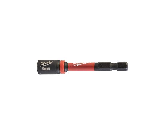 Головка торцевая Milwaukee 1/4", шестигранная, 6 мм Shockwave, ударопрочная (4932492435)