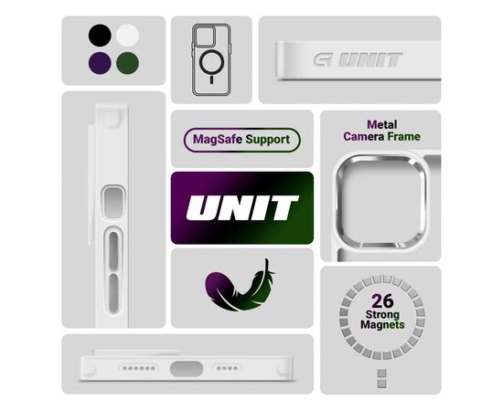 Чохол до мобільного телефона Armorstandart Unit MagSafe Apple iPhone 12 Pro Max Matte Clear Silver (ARM70443), зображення 5 Чохол до мобільного телефона Armorstandart Unit MagSafe Apple iPhone 12 Pro Max Matte Clear Silver (ARM70443), зображення 5