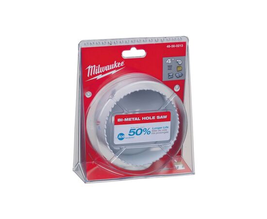 Коронка Milwaukee Bi-Metal 102 мм (49560213), изображение 2 Коронка Milwaukee Bi-Metal 102 мм (49560213), изображение 2