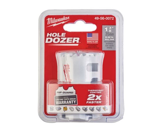 Коронка Milwaukee Bi-Metal 35мм (49560072), изображение 2 Коронка Milwaukee Bi-Metal 35мм (49560072), изображение 2