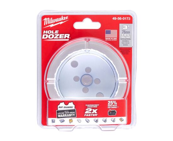 Коронка Milwaukee Bi-Metal 76мм (49560173), изображение 2