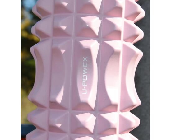 Масажный ролик U-Powex UP_1010 EVA foam roller 33x14см Type 2 Pink (UP_1010_T2_Pink), изображение 10 Масажный ролик U-Powex UP_1010 EVA foam roller 33x14см Type 2 Pink (UP_1010_T2_Pink), изображение 10