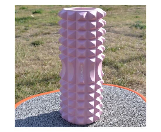 Масажный ролик U-Powex UP_1010 EVA foam roller 33x14см Type 2 Pink (UP_1010_T2_Pink), изображение 5 Масажный ролик U-Powex UP_1010 EVA foam roller 33x14см Type 2 Pink (UP_1010_T2_Pink), изображение 5