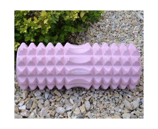 Масажный ролик U-Powex UP_1010 EVA foam roller 33x14см Type 2 Pink (UP_1010_T2_Pink), изображение 7 Масажный ролик U-Powex UP_1010 EVA foam roller 33x14см Type 2 Pink (UP_1010_T2_Pink), изображение 7