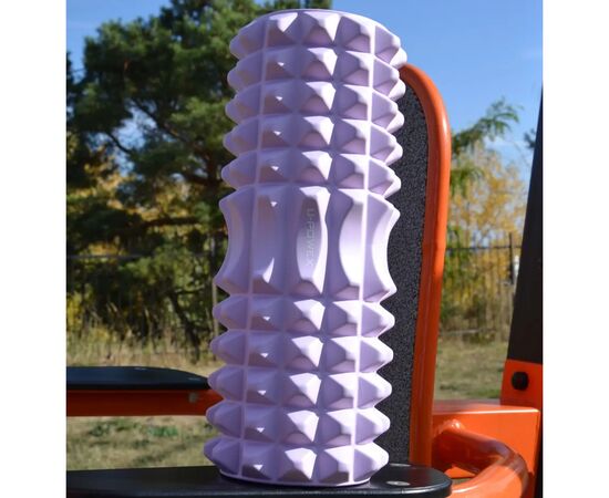 Масажный ролик U-Powex UP_1010 EVA foam roller 33x14см Type 2 Purpl (UP_1010_T2_Purple), изображение 4 Масажный ролик U-Powex UP_1010 EVA foam roller 33x14см Type 2 Purpl (UP_1010_T2_Purple), изображение 4