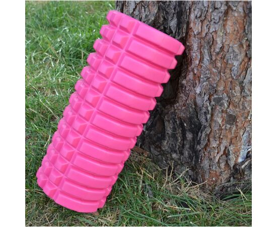 Масажный ролик U-Powex UP_1020 EVA foam roller 33x14см Pink (UP_1020_T1_Pink), изображение 3 Масажный ролик U-Powex UP_1020 EVA foam roller 33x14см Pink (UP_1020_T1_Pink), изображение 3