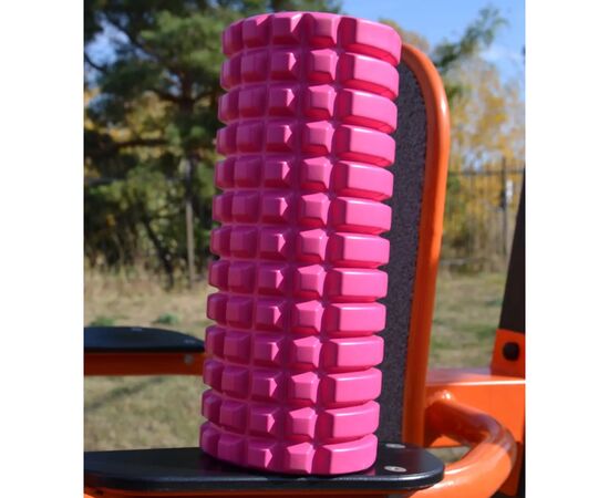 Масажный ролик U-Powex UP_1020 EVA foam roller 33x14см Pink (UP_1020_T1_Pink), изображение 6 Масажный ролик U-Powex UP_1020 EVA foam roller 33x14см Pink (UP_1020_T1_Pink), изображение 6