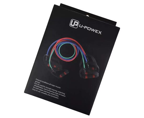 Эспандер U-Powex Latex resistance tube 20LB Green 9 кг (UP_1001_20LB_Green), изображение 10 Эспандер U-Powex Latex resistance tube 20LB Green 9 кг (UP_1001_20LB_Green), изображение 10