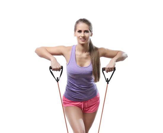 Эспандер U-Powex Latex resistance tube 20LB Green 9 кг (UP_1001_20LB_Green), изображение 5 Эспандер U-Powex Latex resistance tube 20LB Green 9 кг (UP_1001_20LB_Green), изображение 5