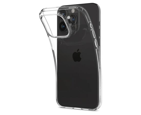 Чехол для мобильного телефона Spigen Apple iPhone 15 Pro Max Liquid Crystal, Crystal Clear (ACS06557), изображение 4 Чехол для мобильного телефона Spigen Apple iPhone 15 Pro Max Liquid Crystal, Crystal Clear (ACS06557), изображение 4