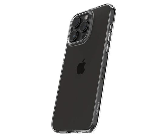 Чехол для мобильного телефона Spigen Apple iPhone 15 Pro Max Liquid Crystal, Crystal Clear (ACS06557), изображение 7 Чехол для мобильного телефона Spigen Apple iPhone 15 Pro Max Liquid Crystal, Crystal Clear (ACS06557), изображение 7