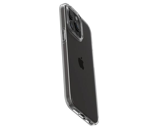 Чехол для мобильного телефона Spigen Apple iPhone 15 Pro Max Liquid Crystal, Crystal Clear (ACS06557), изображение 8 Чехол для мобильного телефона Spigen Apple iPhone 15 Pro Max Liquid Crystal, Crystal Clear (ACS06557), изображение 8