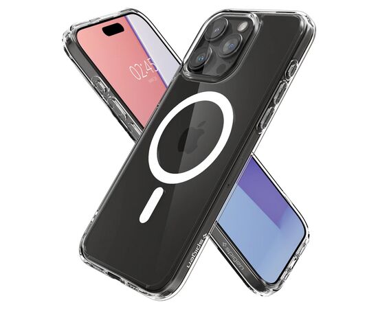 Чехол для мобильного телефона Spigen Apple iPhone 15 Pro Max Ultra Hybrid MagFit, White (ACS06576), изображение 4 Чехол для мобильного телефона Spigen Apple iPhone 15 Pro Max Ultra Hybrid MagFit, White (ACS06576), изображение 4