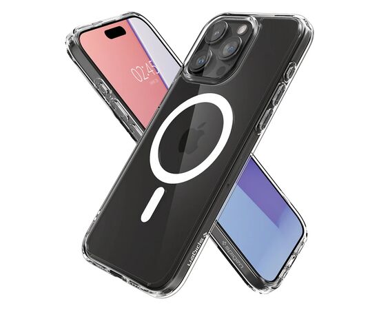 Чехол для мобильного телефона Spigen Apple iPhone 15 Pro Ultra Hybrid MagFit, White (ACS06715), изображение 2 Чехол для мобильного телефона Spigen Apple iPhone 15 Pro Ultra Hybrid MagFit, White (ACS06715), изображение 2