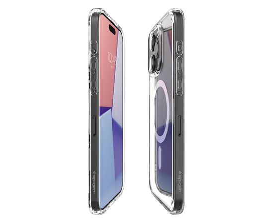 Чехол для мобильного телефона Spigen Apple iPhone 15 Pro Ultra Hybrid MagFit, White (ACS06715), изображение 5 Чехол для мобильного телефона Spigen Apple iPhone 15 Pro Ultra Hybrid MagFit, White (ACS06715), изображение 5