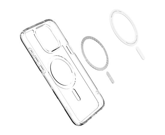 Чехол для мобильного телефона Spigen Apple iPhone 15 Pro Ultra Hybrid MagFit, White (ACS06715), изображение 6 Чехол для мобильного телефона Spigen Apple iPhone 15 Pro Ultra Hybrid MagFit, White (ACS06715), изображение 6