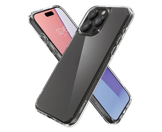 Чехол для мобильного телефона Spigen Apple iPhone 15 Pro Ultra Hybrid, Crystal Clear (ACS06707), изображение 2 Чехол для мобильного телефона Spigen Apple iPhone 15 Pro Ultra Hybrid, Crystal Clear (ACS06707), изображение 2
