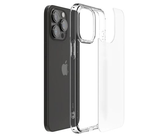 Чехол для мобильного телефона Spigen Apple iPhone 15 Pro Ultra Hybrid, Frost Clear (ACS06708), изображение 5 Чехол для мобильного телефона Spigen Apple iPhone 15 Pro Ultra Hybrid, Frost Clear (ACS06708), изображение 5