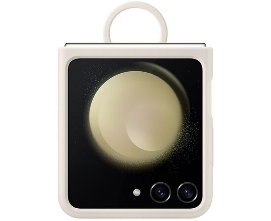 Чехол для мобильного телефона Samsung Flip 5 Silicone Case with Ring Cream (EF-PF731TUEGUA), изображение 2 Чехол для мобильного телефона Samsung Flip 5 Silicone Case with Ring Cream (EF-PF731TUEGUA), изображение 2
