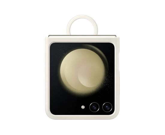 Чехол для мобильного телефона Samsung Flip 5 Silicone Case with Ring Cream (EF-PF731TUEGUA), изображение 5 Чехол для мобильного телефона Samsung Flip 5 Silicone Case with Ring Cream (EF-PF731TUEGUA), изображение 5