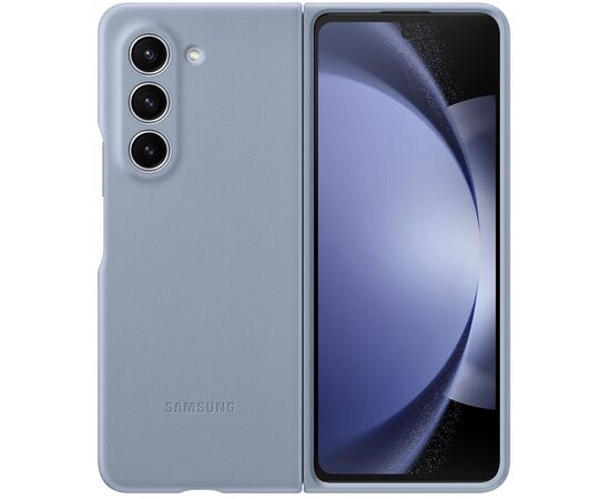 Чехол для мобильного телефона Samsung Fold 5 Eco-leather Case Blue (EF-VF946PLEGUA), изображение 2 Чехол для мобильного телефона Samsung Fold 5 Eco-leather Case Blue (EF-VF946PLEGUA), изображение 2