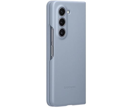 Чехол для мобильного телефона Samsung Fold 5 Eco-leather Case Blue (EF-VF946PLEGUA), изображение 3 Чехол для мобильного телефона Samsung Fold 5 Eco-leather Case Blue (EF-VF946PLEGUA), изображение 3