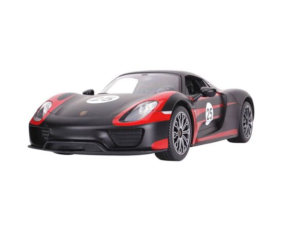 Радиоуправляемая игрушка Rastar Porsche 918 Spyder 1:14 черный (70770 black), изображение 2 Радиоуправляемая игрушка Rastar Porsche 918 Spyder 1:14 черный (70770 black), изображение 2