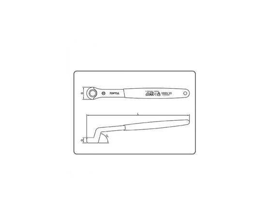 Ключ Toptul изолированный накидной (угол 75°) 15мм 1000V VDE (AAAW1515V4), изображение 2 Ключ Toptul изолированный накидной (угол 75°) 15мм 1000V VDE (AAAW1515V4), изображение 2