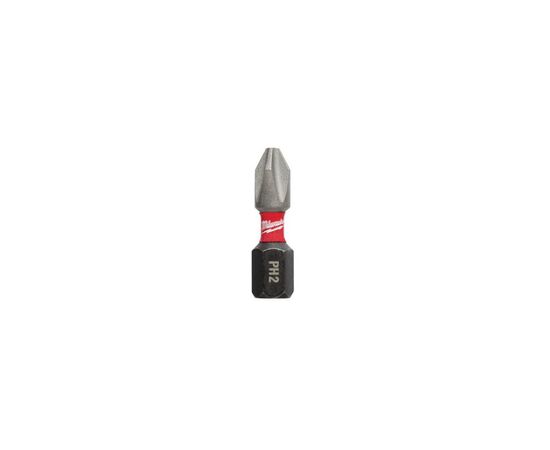 Набор бит Milwaukee SHOCKWAVE, PH2, 25мм, 2шт (4932430852), изображение 2 Набор бит Milwaukee SHOCKWAVE, PH2, 25мм, 2шт (4932430852), изображение 2