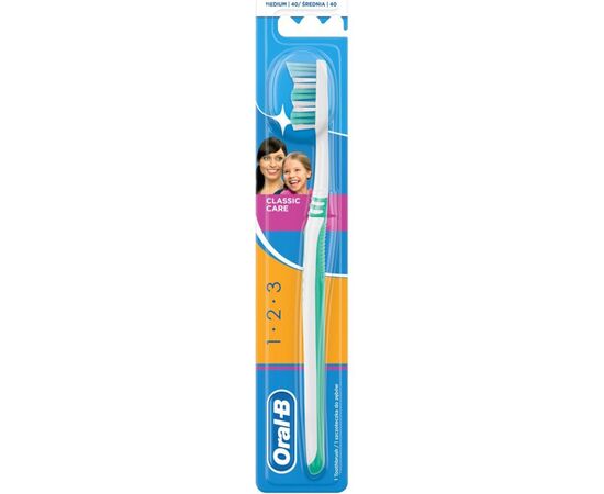 Зубная щетка Oral-B Medium 40 Classic Care (8001090708885)