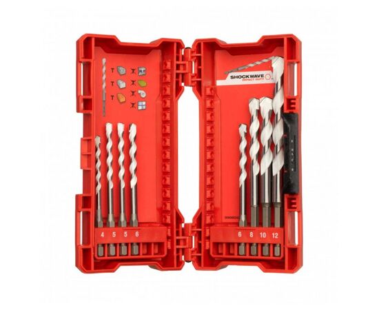 Набор сверл Milwaukee универсальных ShW HEX 8шт (4932471112), изображение 3 Набор сверл Milwaukee универсальных ShW HEX 8шт (4932471112), изображение 3