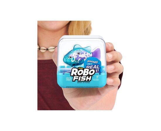 Интерактивная игрушка Pets & Robo Alive S3 - Роборыбка (голубая) (7191-3), изображение 10 Интерактивная игрушка Pets & Robo Alive S3 - Роборыбка (голубая) (7191-3), изображение 10