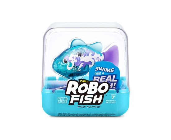 Интерактивная игрушка Pets & Robo Alive S3 - Роборыбка (голубая) (7191-3)