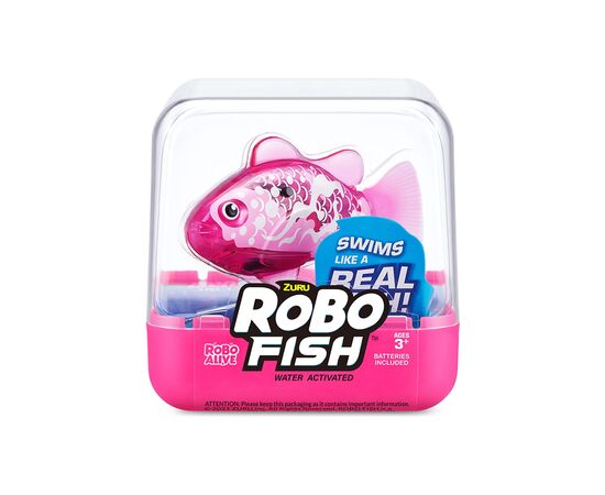 Интерактивная игрушка Pets & Robo Alive S3 - Роборыбка (розовая) (7191-6)